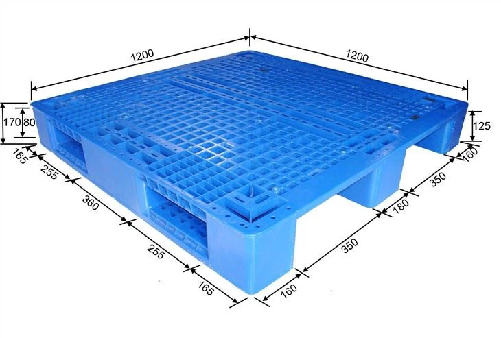 HDPE Pallet 3 Skids Euro Plastic Pallet